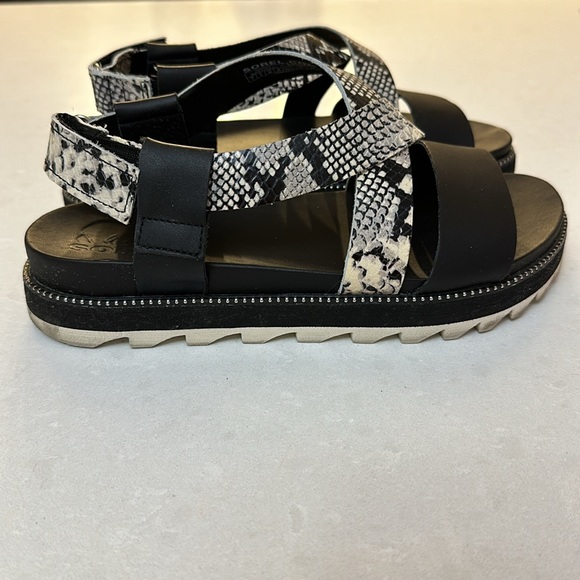 Sorel Women’s Snake Print Sandals - Picture 3 of 4